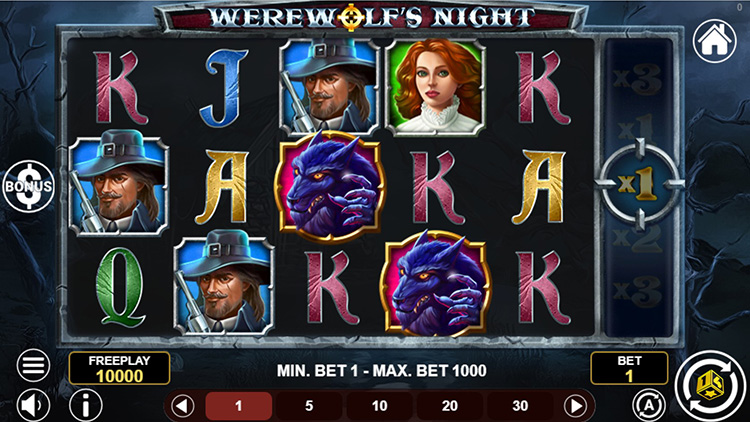Онлайн слоты «Werewolf’s Night» в online Rox Casino